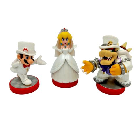 Amiibo Super Mario Bowser Peach Wedding Oddysey Hochzeit Nintendo