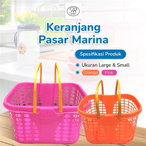 Jual Keranjang Pasar Marina Small Keranjang Serbaguna Keranjang Belanja