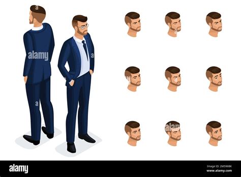 Quality Isometry 3d Is A Solid Businessman In A Stylish And Beautiful Suit Character With A