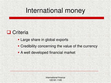 Ppt The International Monetary System Powerpoint Presentation Free