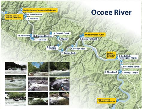 Ocoee River Rapids Guide Nantahala Outdoor Center