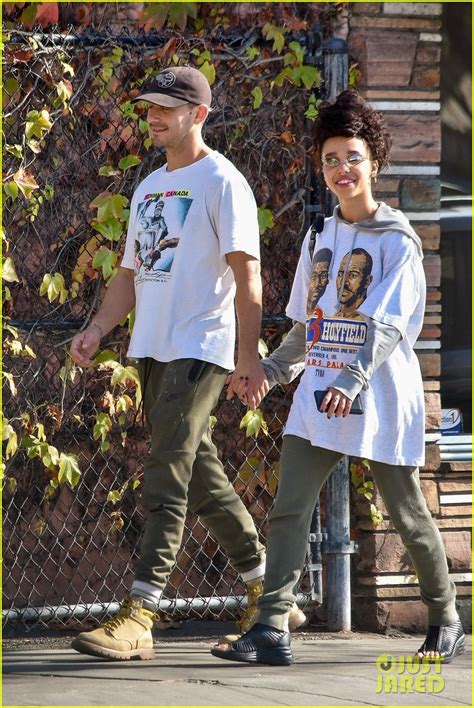 Shia Labeouf Plants Kiss On Fka Twigs During Their Romantic Outing Photo 4177300 Shia Labeouf