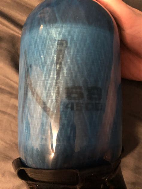 SOLD Ninja Blue Carbon Fiber Hpa Tank HopUp Airsoft