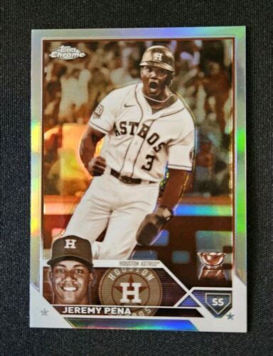 Jeremy Pena 113 Rookie Cup Sepia Refractor 2023 Topps Chrome