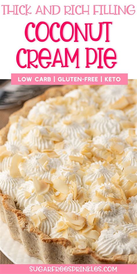 Sugar Free Coconut Cream Pie Gluten Free Artofit