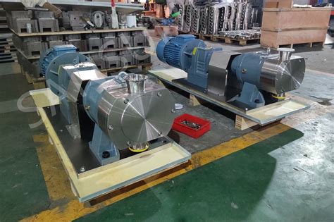 Positive Displacement Rotary Lobe Pump Sanitary Stainless Steel