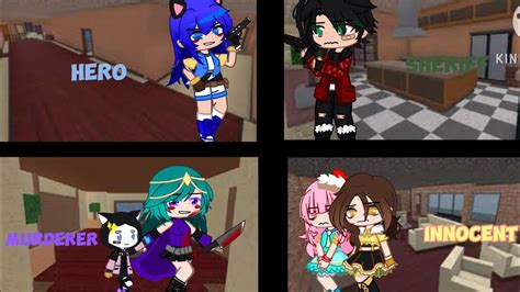 Murder Mystery 2 Mm2 Ll Gacha Club Ll Its Funnel Ll Miss Panda Ll Roblox Ll Trend Ll Youtube