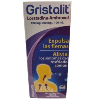 Gristalit Solucion Loratadina Ambroxol Ml Farmacia Del Ni O