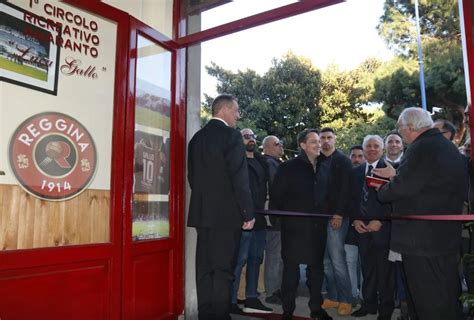 Reggio Calabria Inaugurato Il Primo Circolo Ricreativo Amaranto Luca