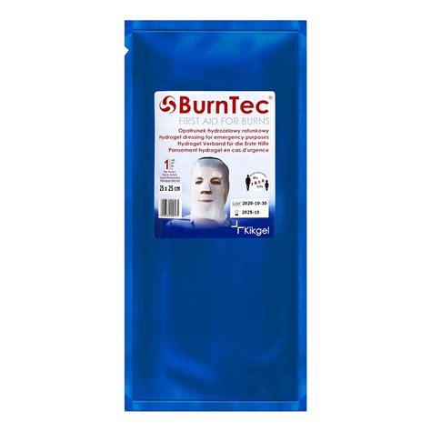 BurnTec Hydrożelowe opatrunki ratunkowe KIKGEL