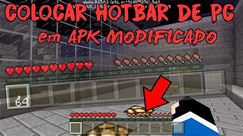 Como Colocar Hotbar De Pc No Minecraft Pocket Edition Mcpe