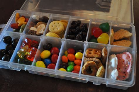 Travel Snacks For Kids Bite Size Snacks Tackle Box And Bite Size