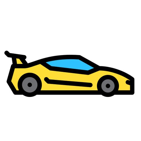 Carro Deportivo Iconos Gratis De Transporte