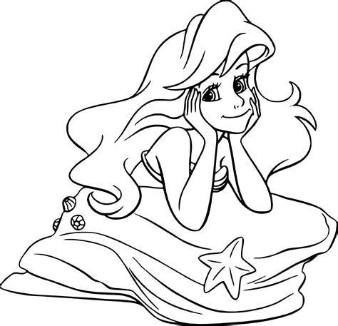 Coloriage Ariel La Petite Sirene A Imprimer Gratuit Coloriage Images