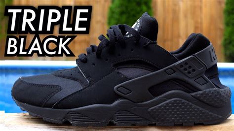 [最も人気のある！] nike air huarache black on feet 275561