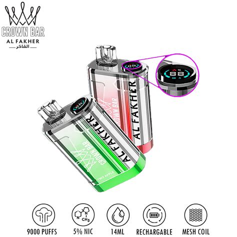 Al Fakher Crown Bar 9000 Puffs Disposable Vape