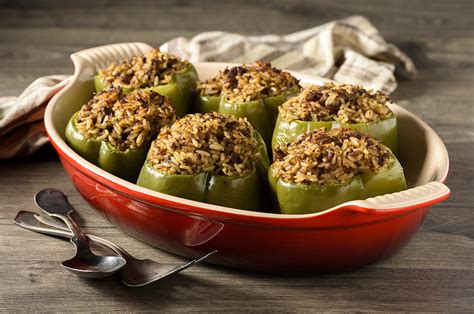 Dirty Rice Stuffed Peppers Recipe • Rouses Supermarkets