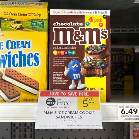 M Ms Ice Cream Cookie Sandwiches Just Per Box At Publix