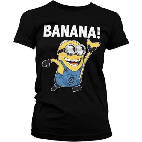 T Shirt Minions Banana Femme