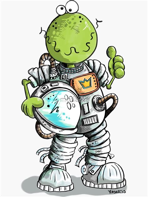 "Frog Astronaut In Space" Stickers by modartis | Redbubble