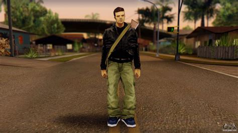 Gun And No Shades Claude For Gta San Andreas