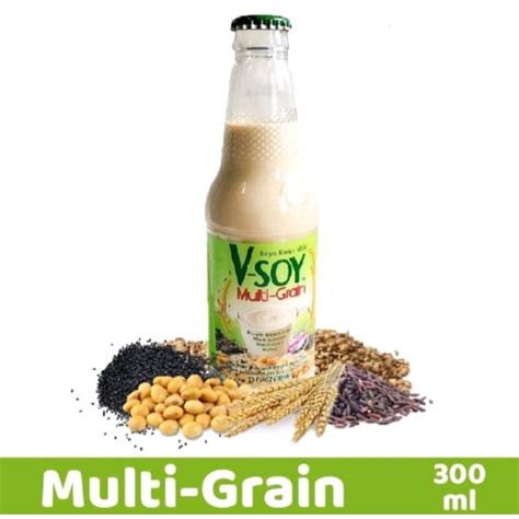 Jual FREE Bubble Susu Kacang V Soy Multigrain Botol Beling Soy Bean