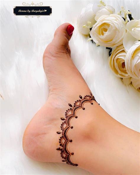 Ankle Henna Designs Design Talk