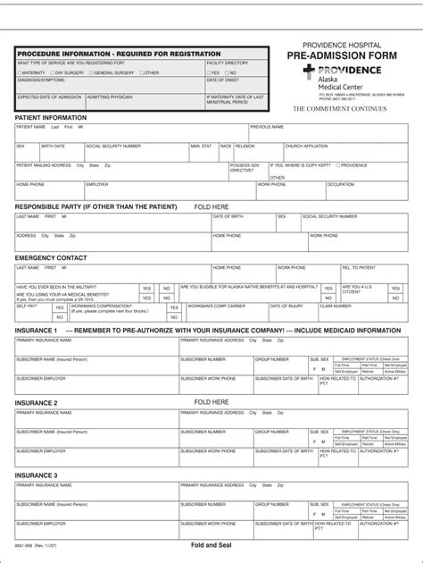 Admit Paper Of Hospital Fill Online Printable Fillable Blank