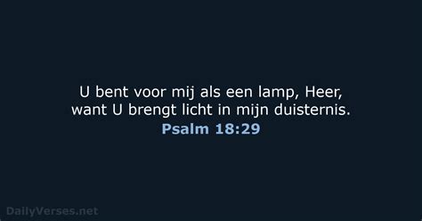 26 December 2023 Bijbeltekst Van De Dag BB Psalm 18 29