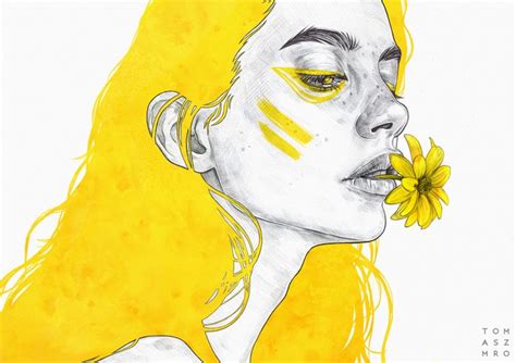 11 Best Yellow Series By Tomasz Mro Images On Pinterest Drawing Ideas