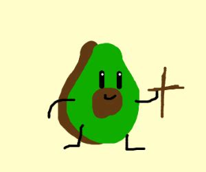 holy (religious) guacamole (avocado dip) - Drawception