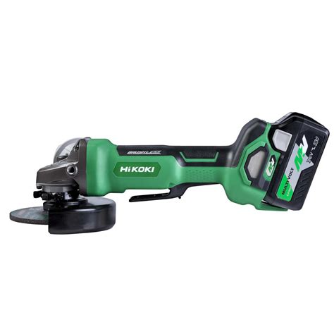 Hikoki 36v High Powered 125mm Angle Grinder With Battery Kit Gfc