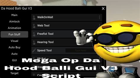 Op Fe Da Hood Balli Gui V Roblox Script Hack Fluxus Hydrogen