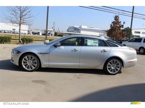 Rhodium Silver Metallic Jaguar Xj L Supercharged Photo