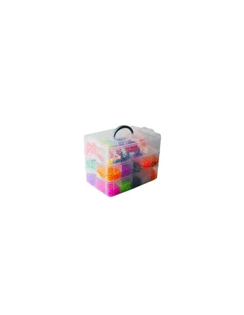 Set Creativ Elastice Pentru Bratari Piese Multicolor Gh