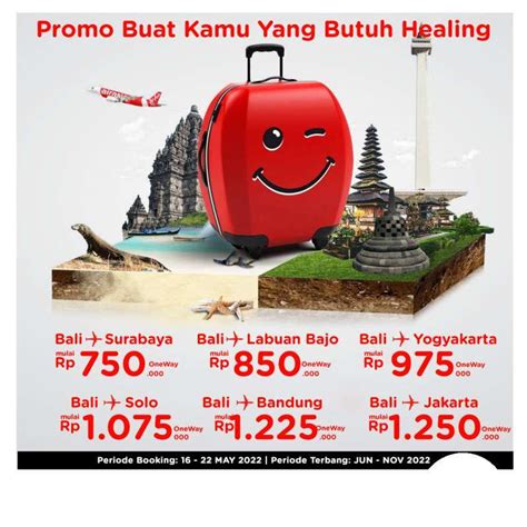 Jual Asia Trip Air Asia Tiket Pesawat Promo Rute Domestik Periode Mei