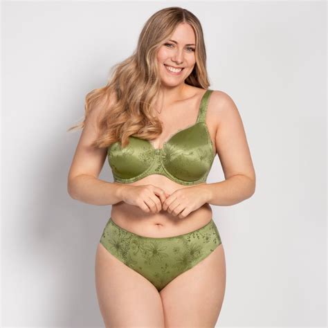 Ulla Lingerie F Minine Viola Bh Mit B Gel Cup B G Farbe Avocado Im