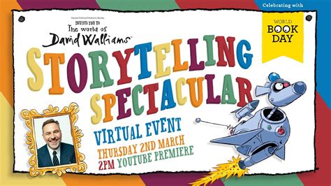 David Walliams Storytelling Spectacular For World Book Day Youtube