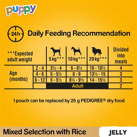 Pedigree Puppy Dog Food In Jelly 12 X 100g Dog Food