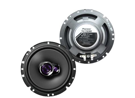 Kit Alto Falante 6 Pioneer Ts 1760Br 200W Triaxial 3 Vias O Melhor