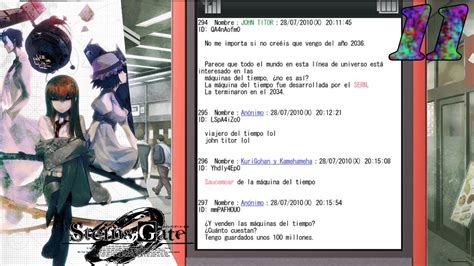 Steins Gate 11 JOHN TITOR YouTube