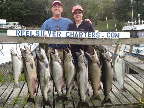 Lake Ontario Salmon Fishing Charters By Dave Silvers Recent Trips