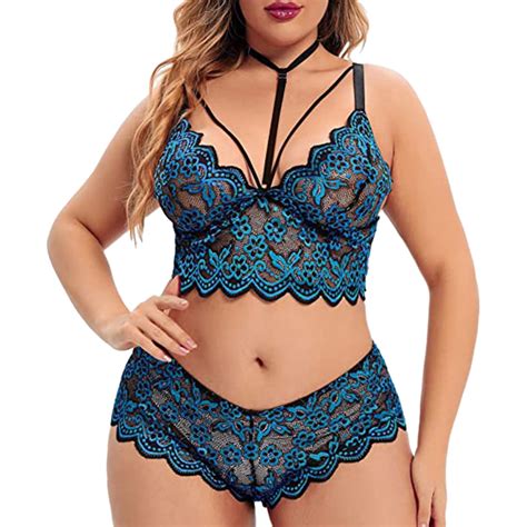 Zuwimk Womens Lingerie Set Naughty Women Lingerie Set Lace Bra And