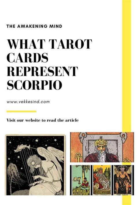 What Tarot Cards Represent Scorpio Vekke Sind