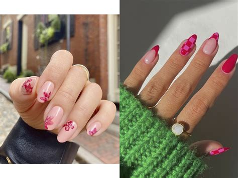 Diseños de uñas en rosa cómo llevar el barbiecore a tu manicura