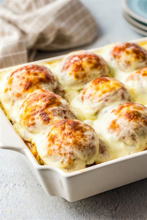 Loaded Mashed Potato and Meatball Casserole – best-recipes