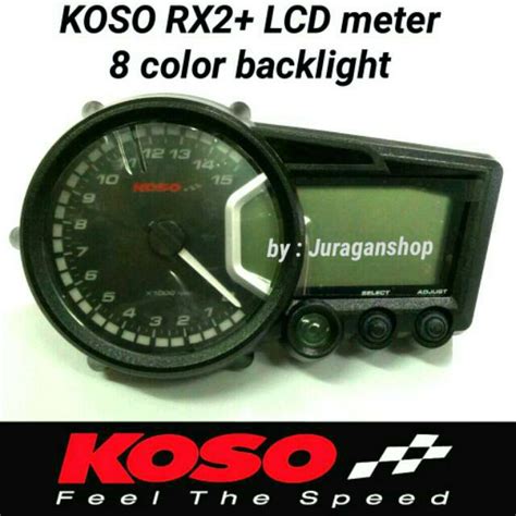 Jual Speedometer RX2 KOSO LCD Digital Universal Motto GP Style Koso