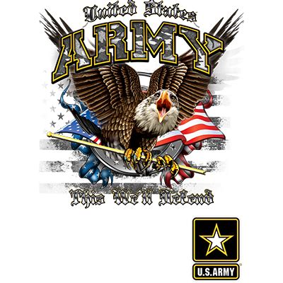 Us Army This We Ll Defend W Crest Art Brands