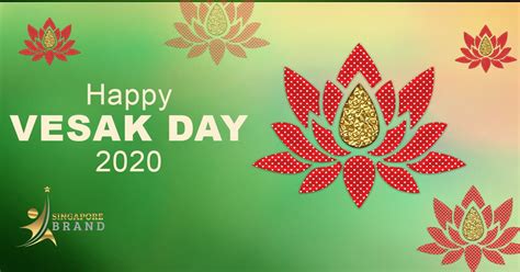 Vesak Day Greetings - Happy Vesak Day by Singapore Brand