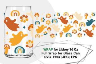 Cute Spooky Libbey Oz Can Glass Graphic By Bazarova Creative Fabrica